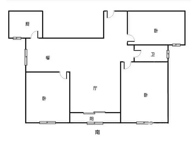 水岸嘉园带车位74万观景房 普通住宅 中等装修 - 图片